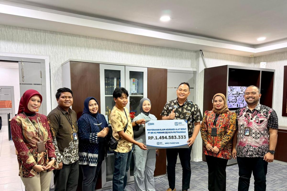 BRI Insurance bayar klaim asuransi alat berat Rp1,4 M ke pelaku usaha