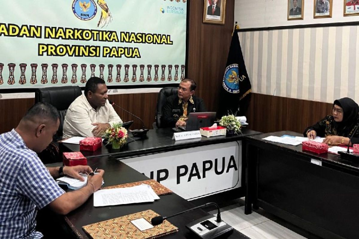 BNNP Papua dan DPD RI bahas penguatan P4GN tangani narkoba di lapas