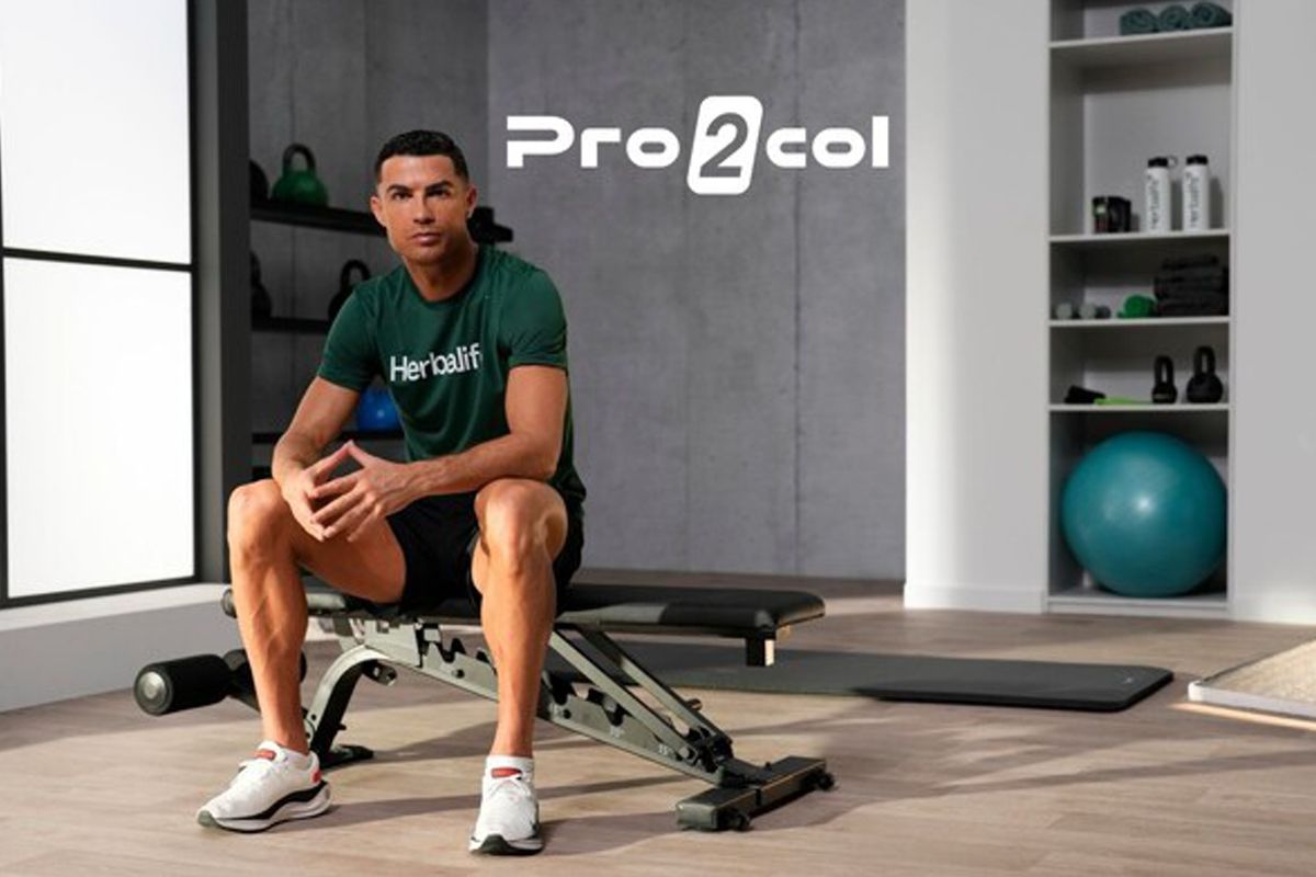 Herbalife Umumkan Cristiano Ronaldo Investasi Rp120 Miliar di Teknologi Pro2col™