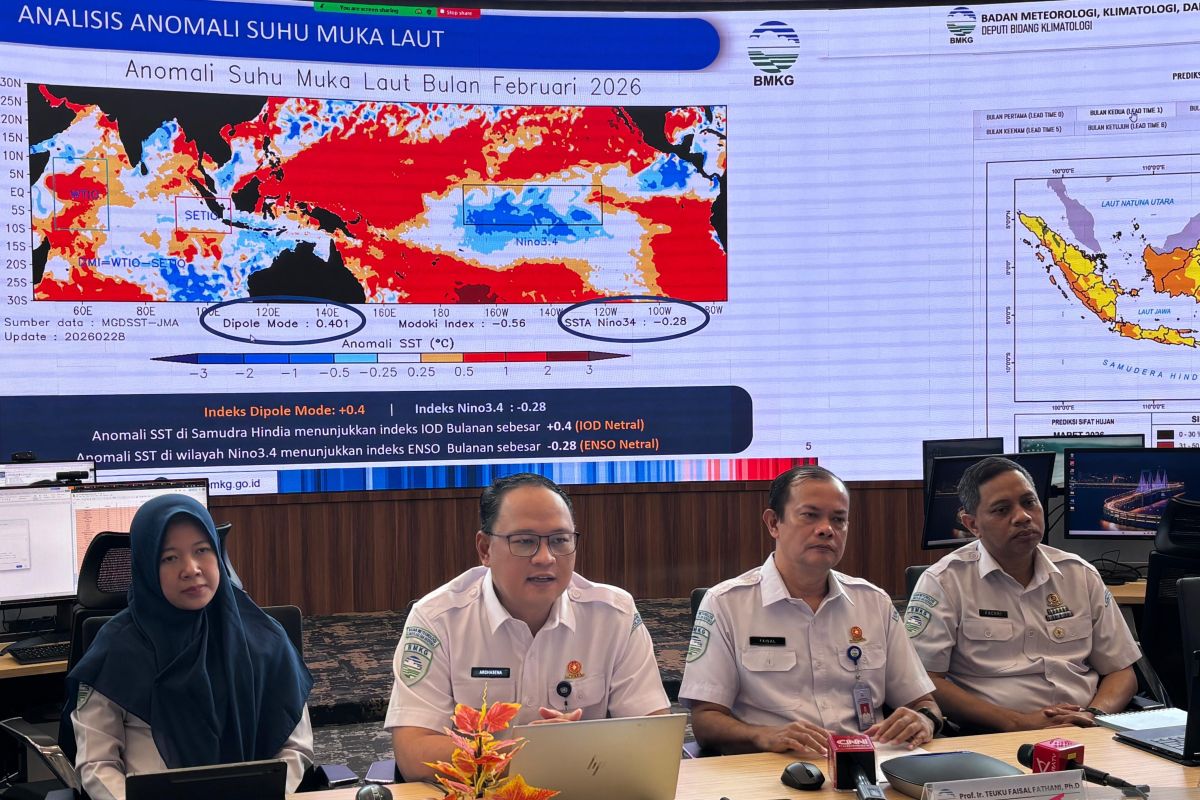 BMKG memprediksi sejumlah daerah masuki musim kemarau mulai April 2026