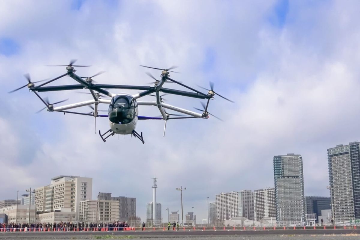 SkyDrive Sukses Menyelesaikan Penerbangan Perdana di Tokyo