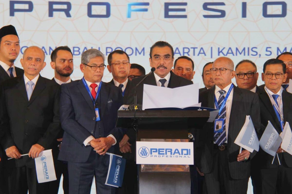 Harris Arthur deklarasikan Peradi Profesional jawab tantangan advokat