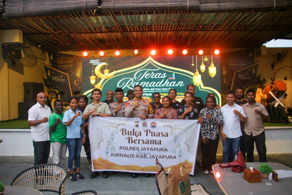 Polres Jayapura pererat sinergitas dengan insan pers