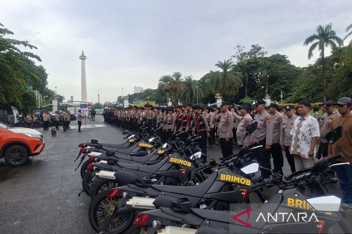 1.436 personel gabungan amankan unjuk rasa di Monas