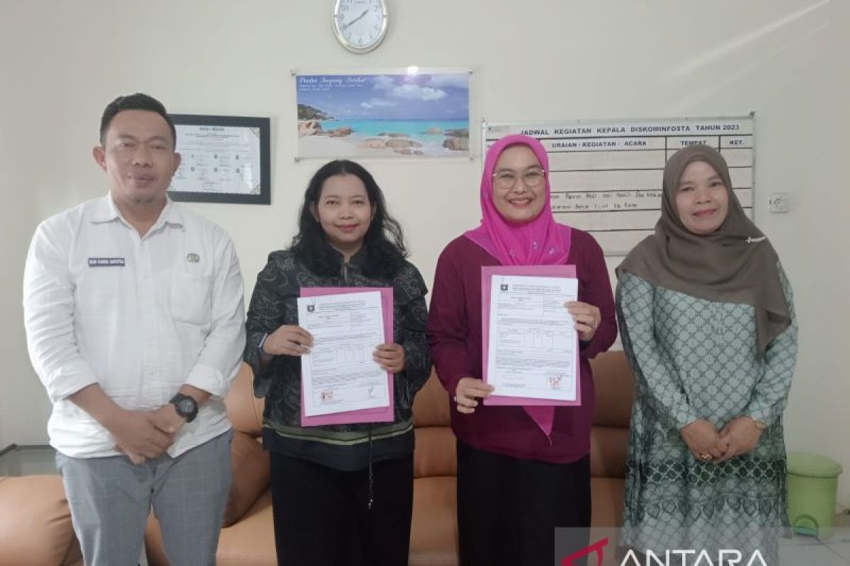 LKBN ANTARA Babel-Diskominfosta Bangka Tengah perkuat kerjasama pemberitaan