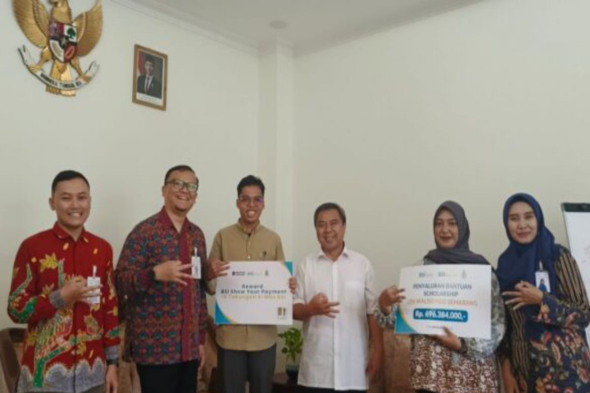 BSI salurkan beasiswa Rp696 juta kepada 31 mahasiswa UIN Walisongo