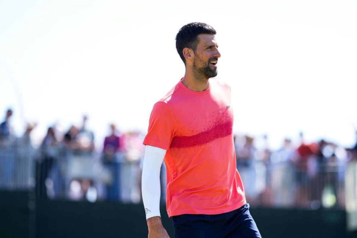 Djokovic dan Tsitsipas ganda putra di Indian Wells