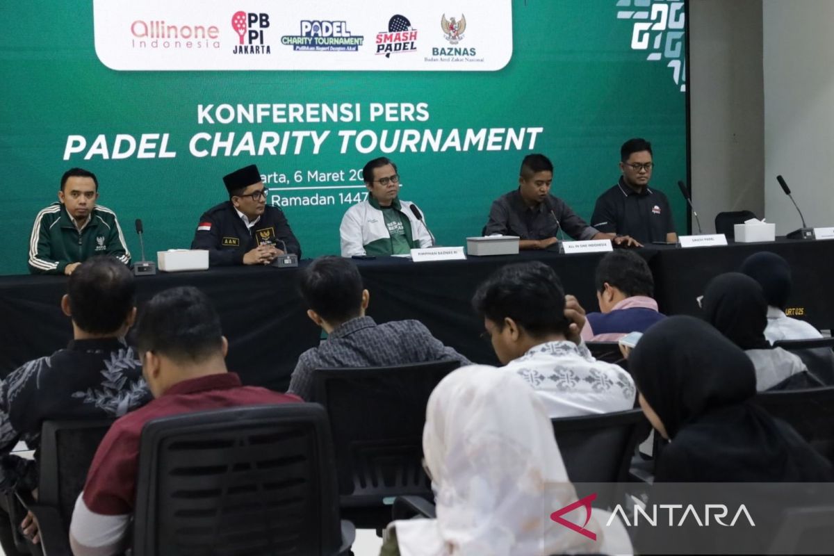Baznas RI-PBPI ajak warga berinfak lewat Padel Charity Tournament 2026