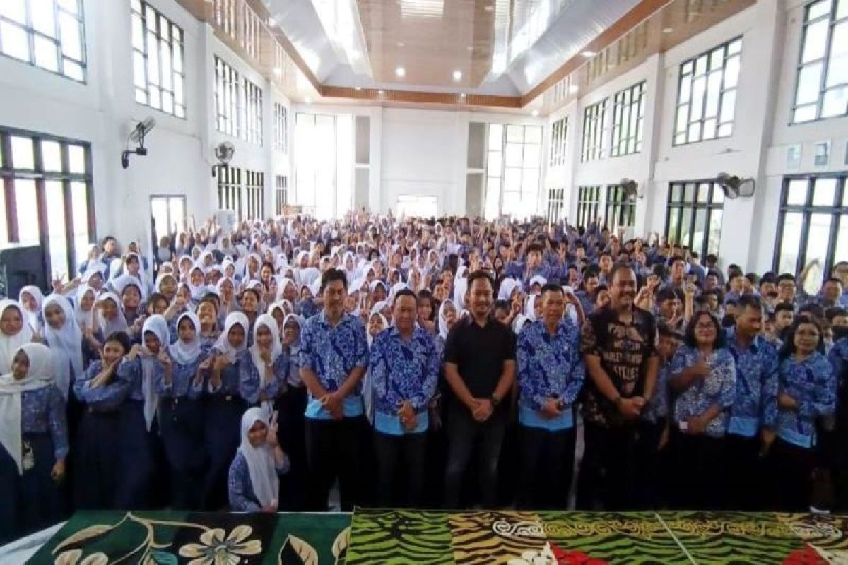 SMPN 1 Muara Teweh undang Densus sosialisasi bahaya radikalisme bagi pelajar