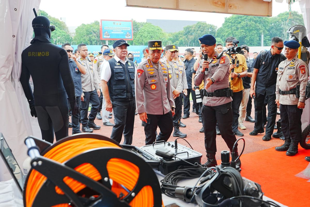 Jelang mudik, Kapolri cek kesiapan sarpras dan personel hadapi bencana