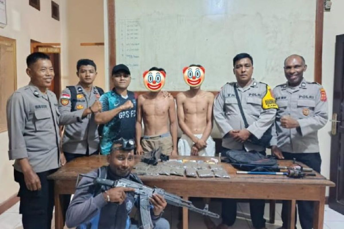Polres Keerom dalami barter ganja-senjata angin di perbatasan RI-PNG