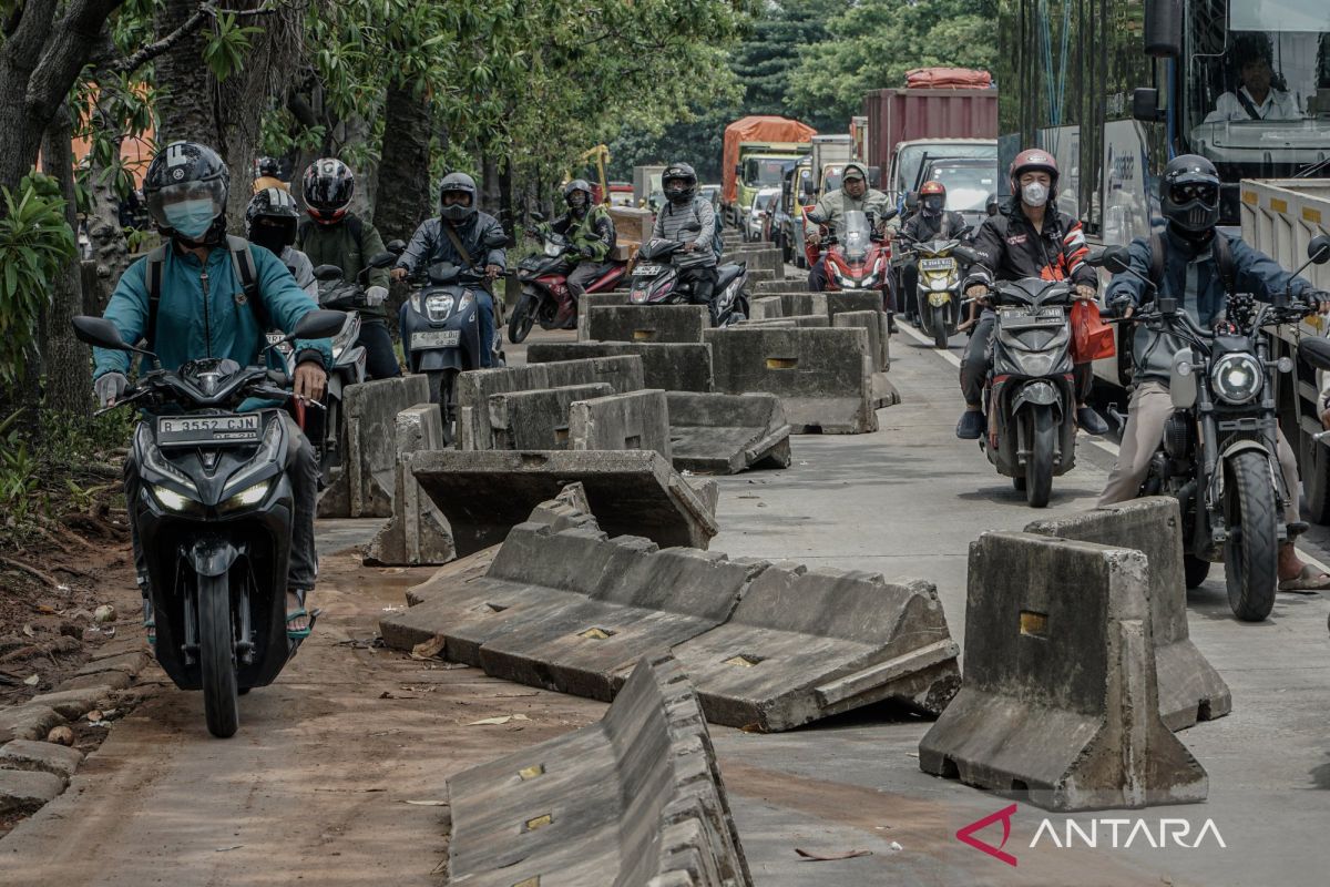 Rute Transjakarta Lebak Bulus-Pasar Baru diperpendek imbas banjir
