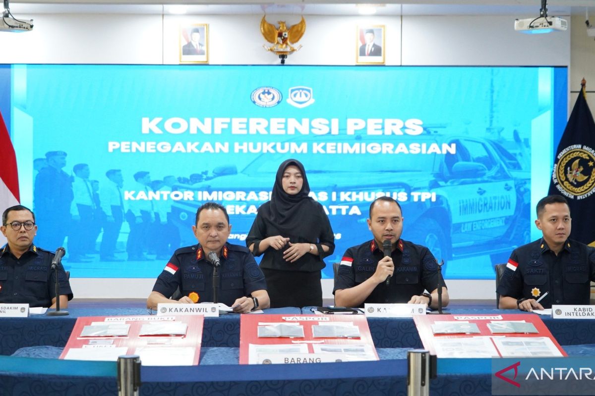 Tiga warga asing ditangkap Imigrasi Soetta gunakan paspor palsu