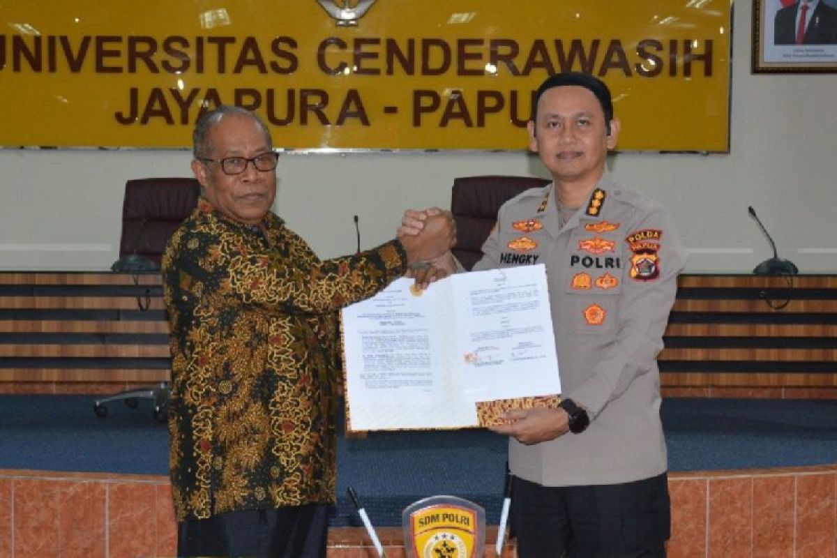Polda Papua bekerja sama dengan Uncen perkuat SDM Polri