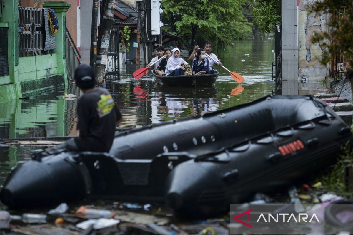 Jumlah warga terdampak banjir di Periuk Tangerang