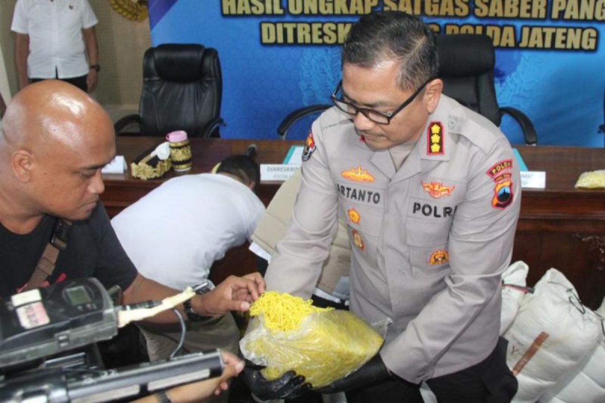 Polda Jateng ungkap pabrik mie berformalin kapasitas 1,5 ton perhari di Boyolali