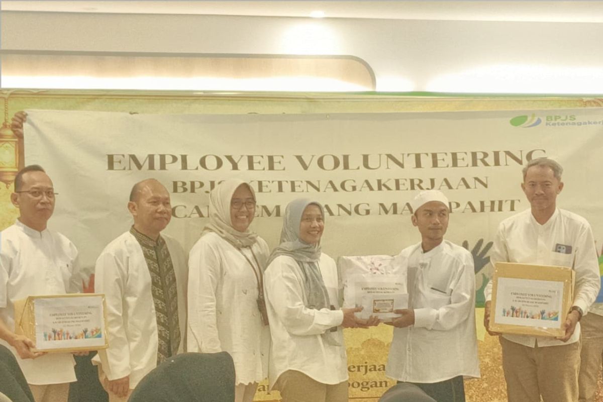 BPJS Ketenagakerjaan Cabang Semarang Majapahit gelar employee volunteering