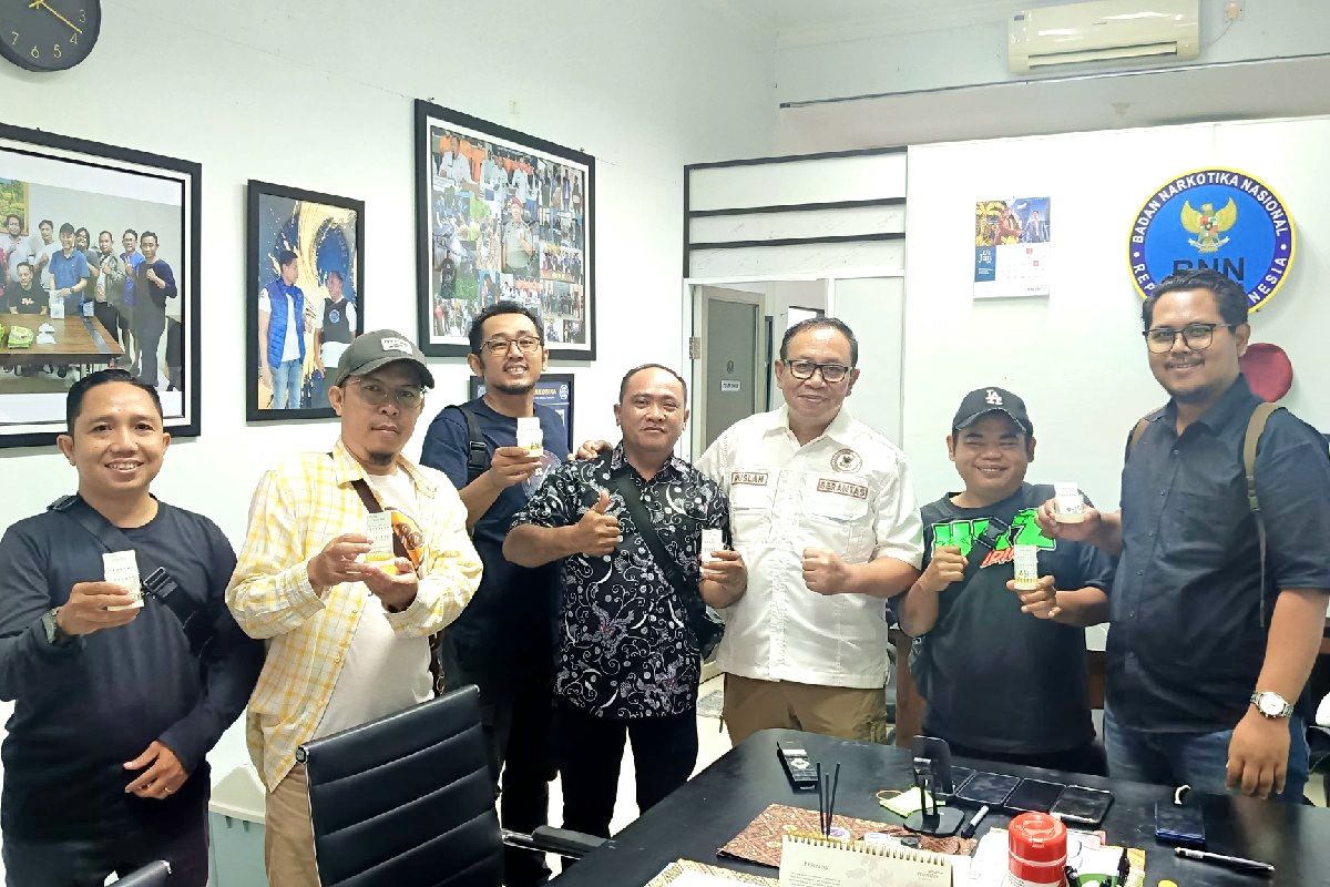 BNNP Kalteng tes urine wartawan usai liputan