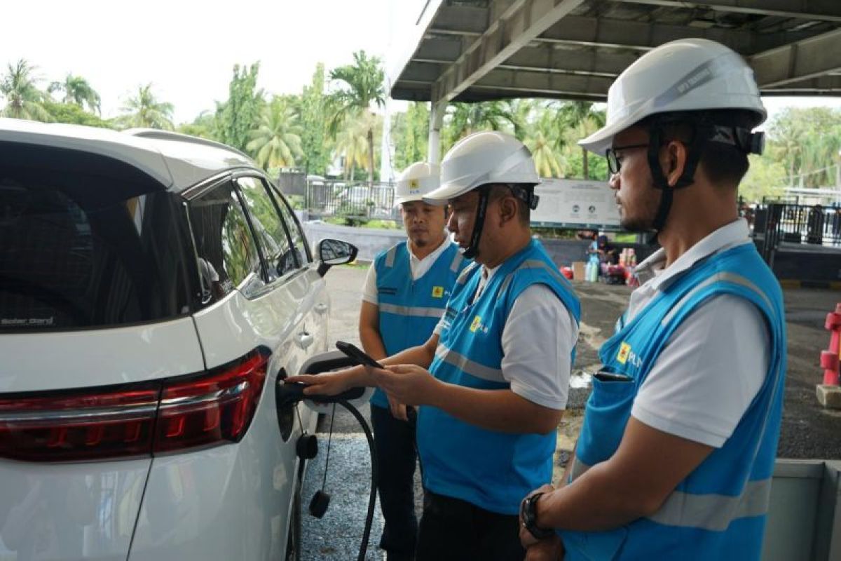 PLN Lampung sediakan 67 SPKLU di 40 lokasi jalur mudik Lebaran 2026
