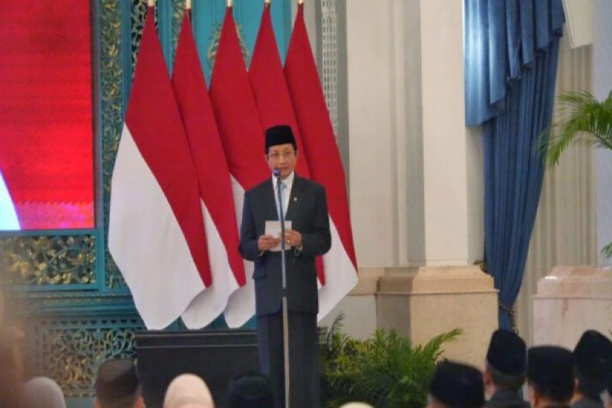 Menag: Peringatan Nuzulul Qur'an jadi sumber inspirasi rawat persatuan dan wujudkan perdamaian