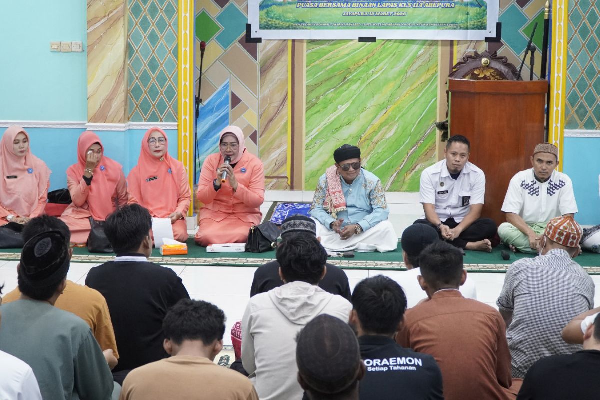 GOW Kota Jayapura buka puasa bersama warga binaan Lapas Abepura