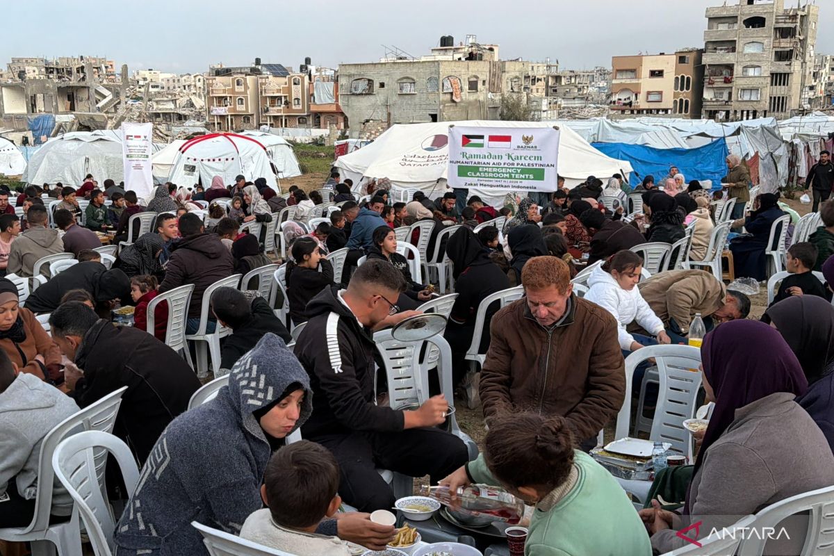 Baznas salurkan 74.228 porsi makanan buka puasa untuk Palestina