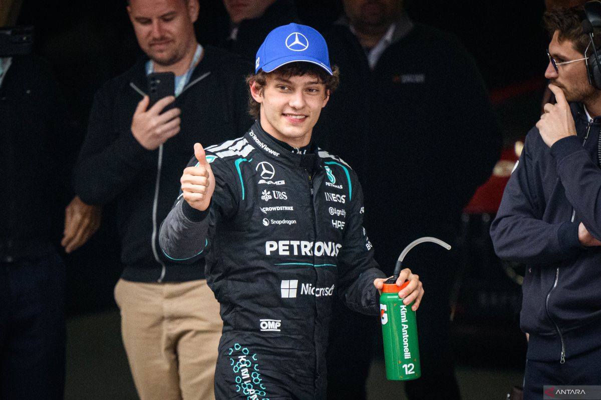 Kimi Antonelli kunci pole position secara beruntun musim ini