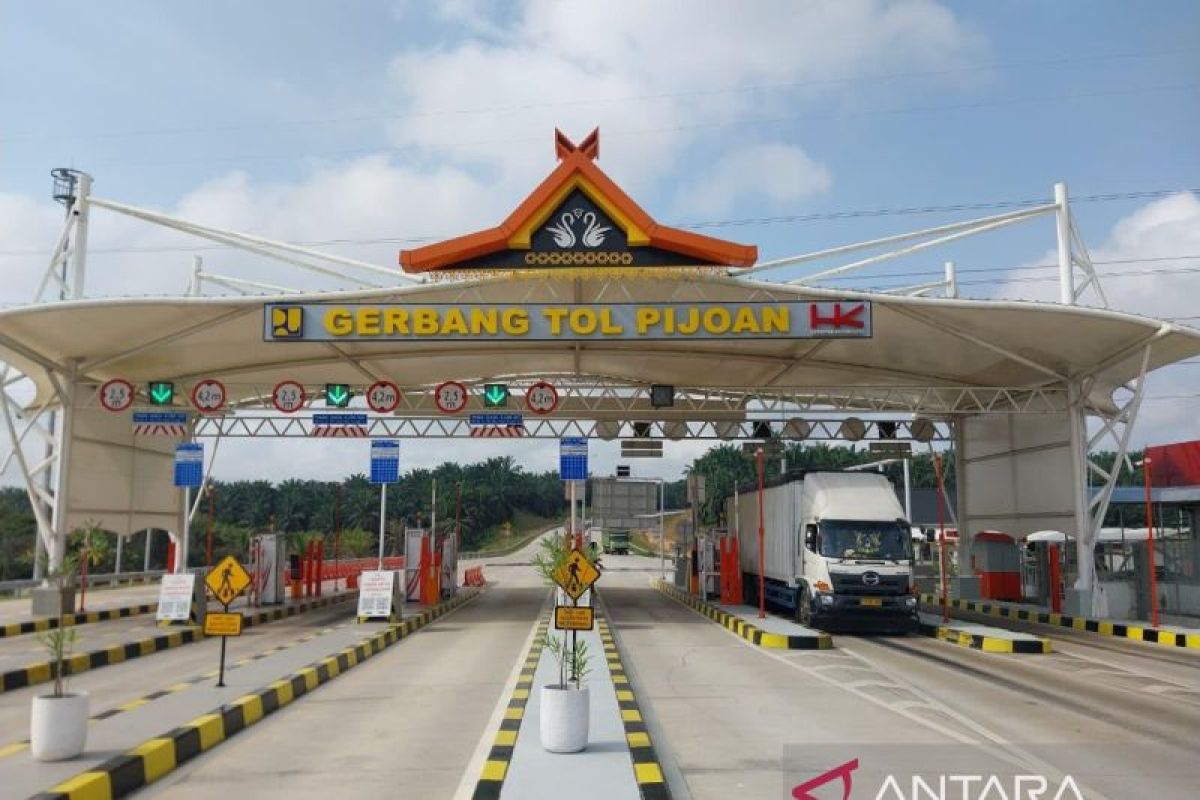 Kendaraan melintasi Tol Betung-Tempino-Ness Jambi naik 25,35 persen