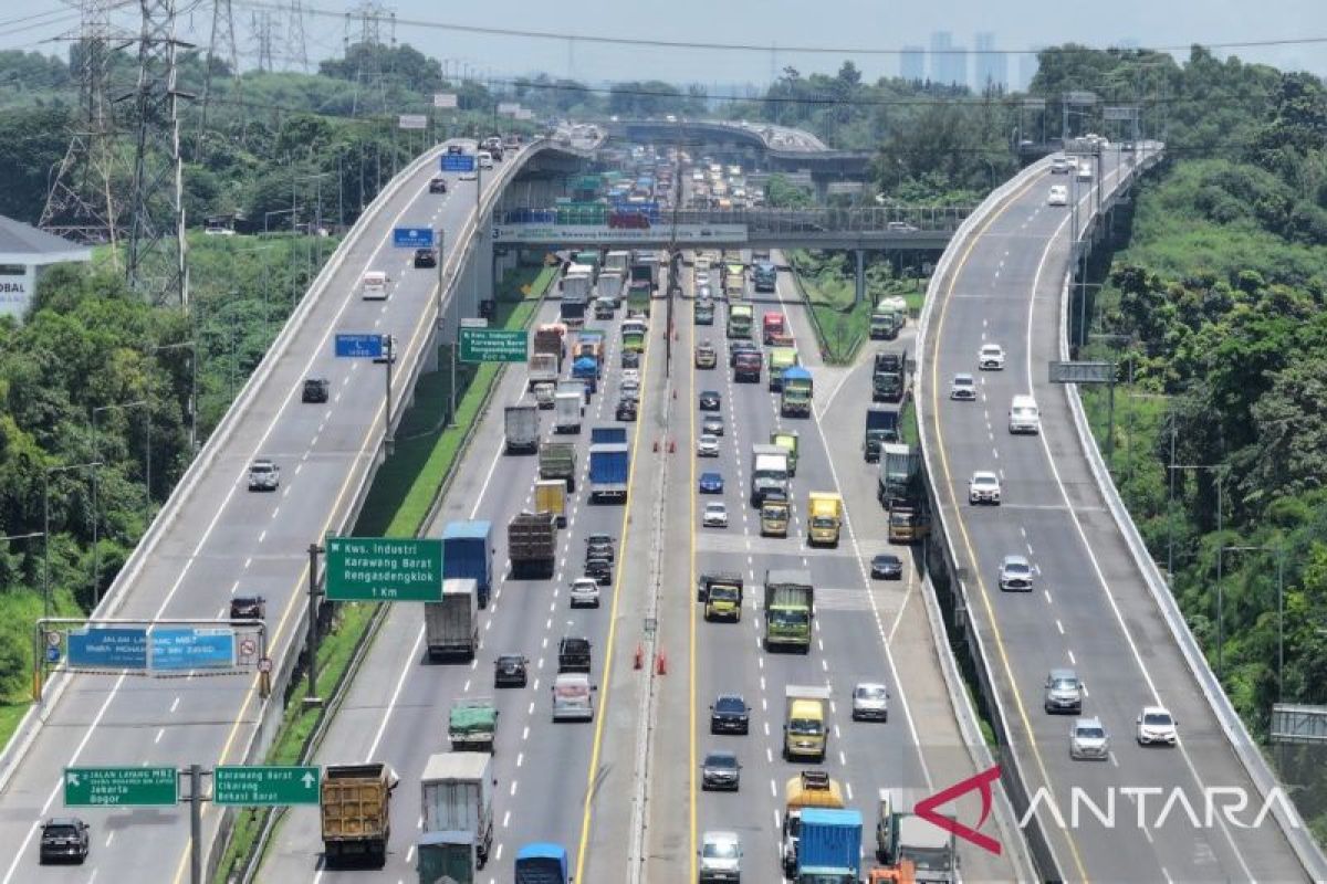 40.523 kendaraan tinggalkan Jakarta via MBZ pada H-6 Idul Fitri