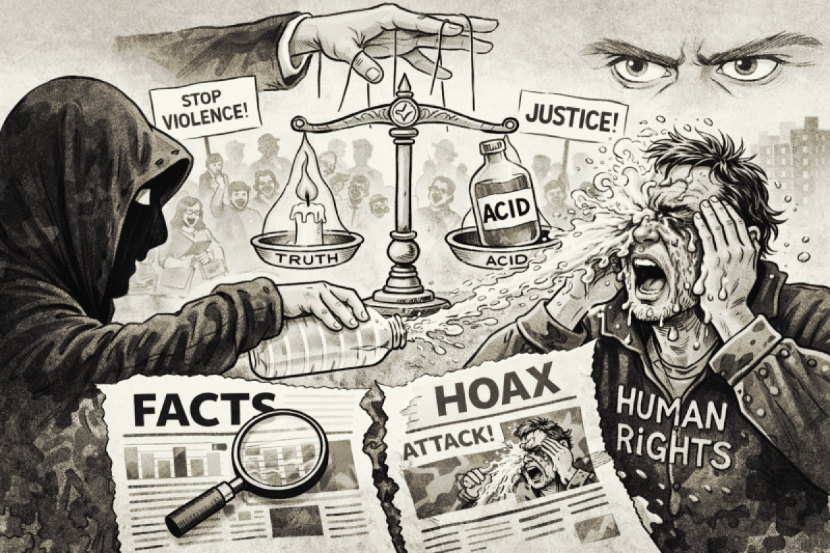 Menjaga nalar publik dalam kasus teror air keras terhadap aktivis HAM