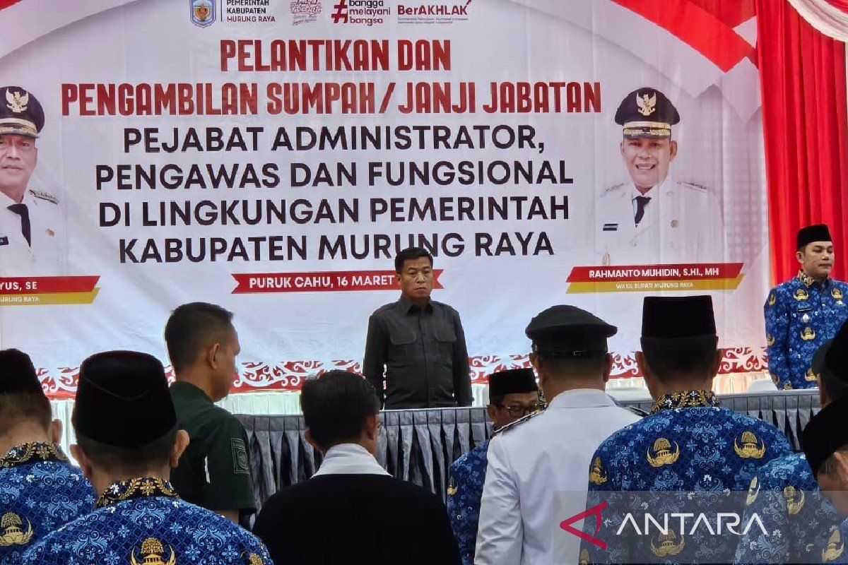 Ketua DPRD Murung Raya harapkan pejabat baru beri pelayanan maksimal