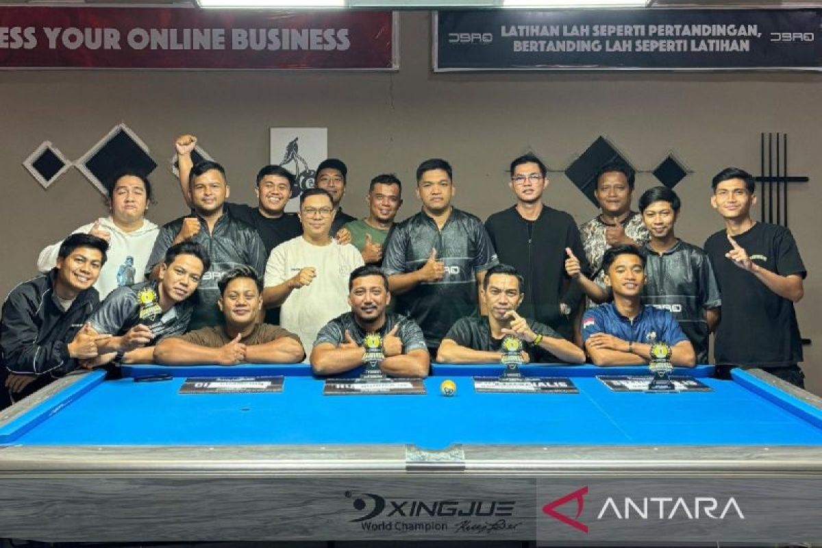 42 atlet biliar pemula di Sukamara adu hebat menjadi yang terbaik