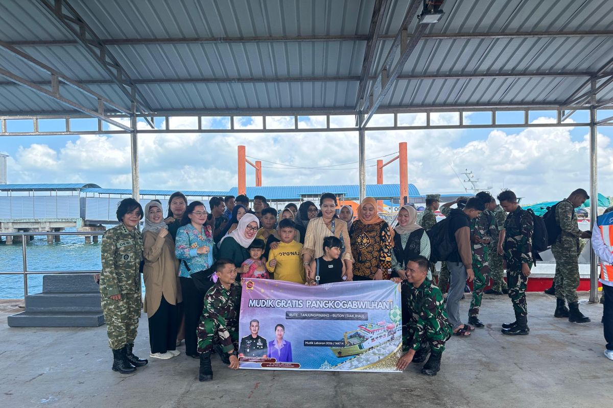 Kogabwilhan I lepas mudik gratis prajurit TNI rute Tanjungpinang-Siak