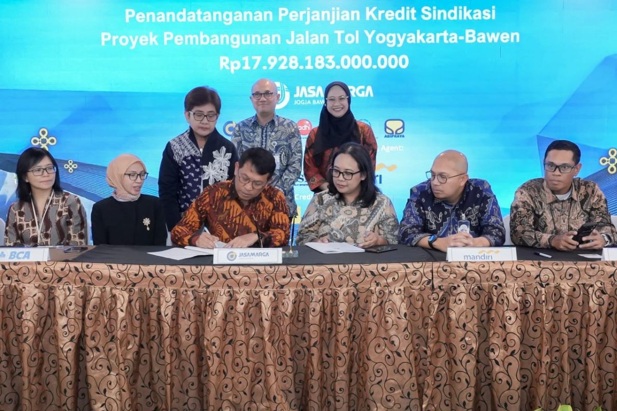 Proyek Tol Yogyakarta-Bawen peroleh kredit sindikasi Rp17,92 triliun