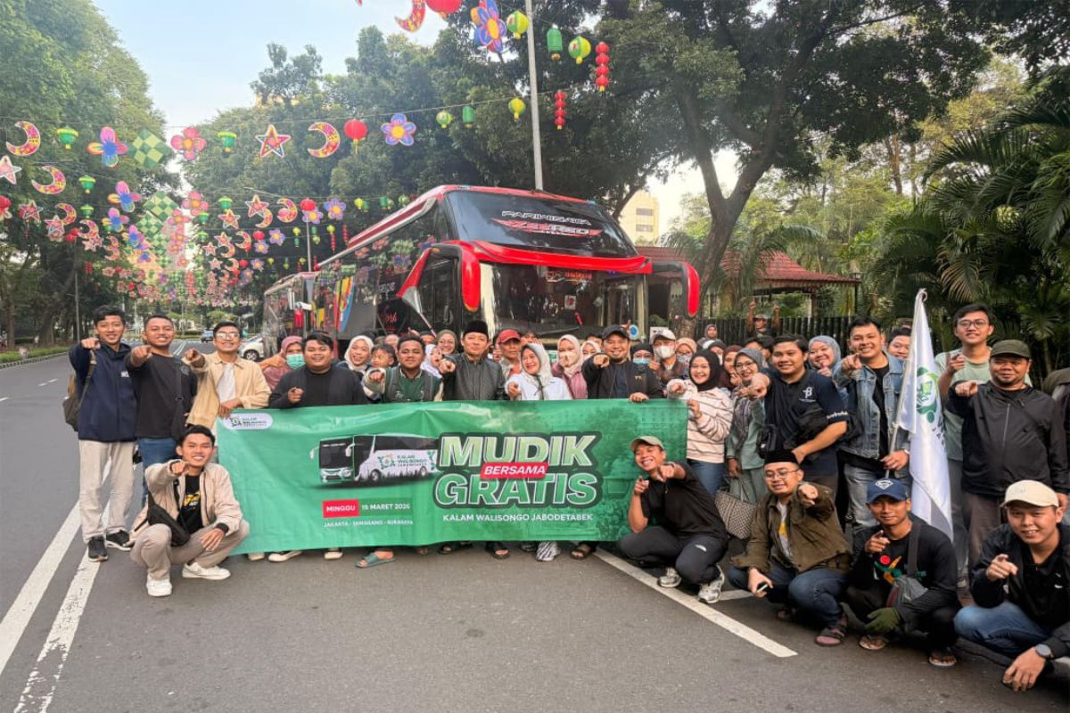 Bangun kebersamaan alumni, Kalam Walisongo Jabodetabek menggelar program mudik gratis