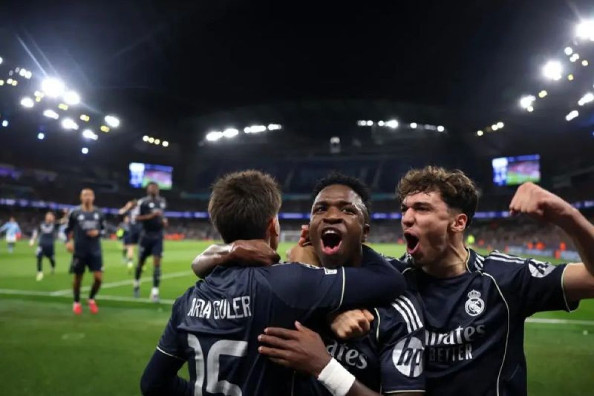 Real Madrid singkirkan Manchester City setelah menang 2-1 di leg kedua
