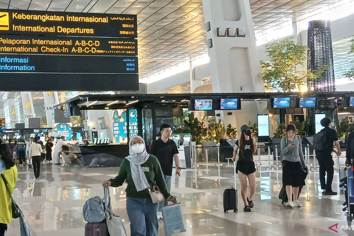 Pergerakan penumpang di Bandara Soetta menurun pada H-2 Lebaran
