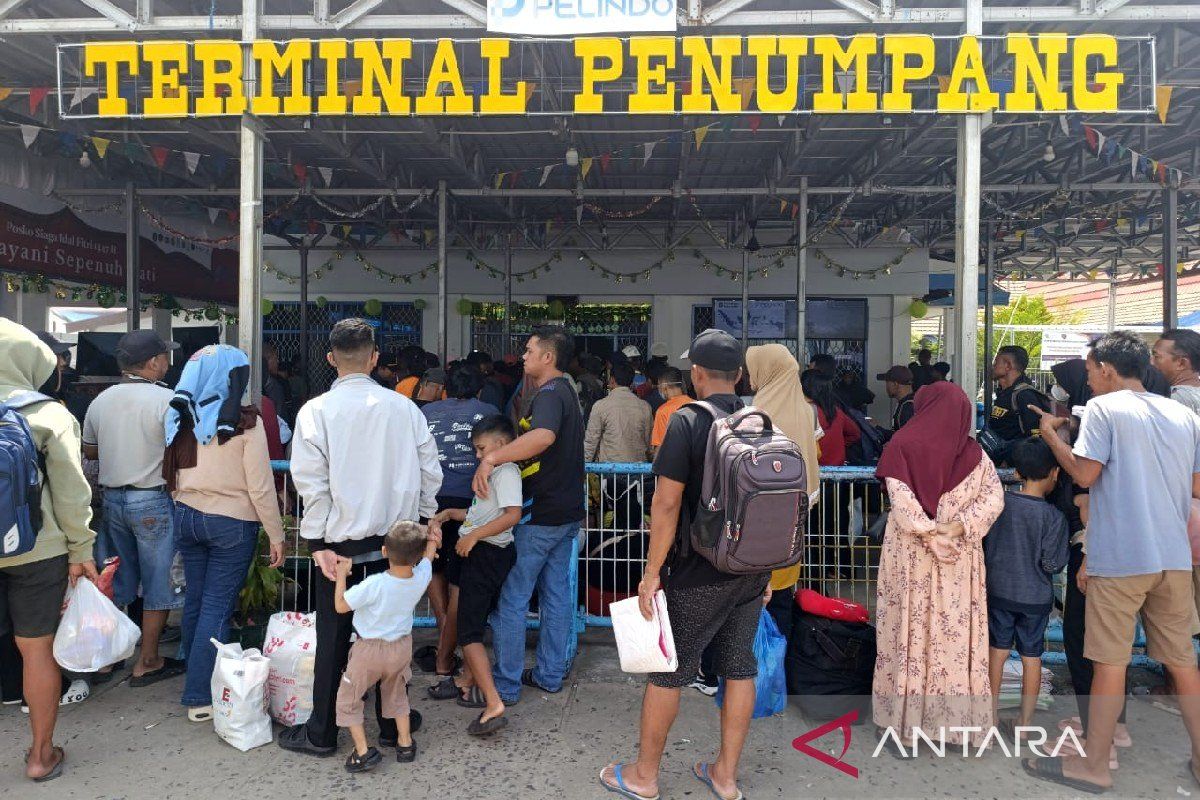 6.678 penumpang bertolak dari Pelabuhan Sampit selama arus mudik Lebaran