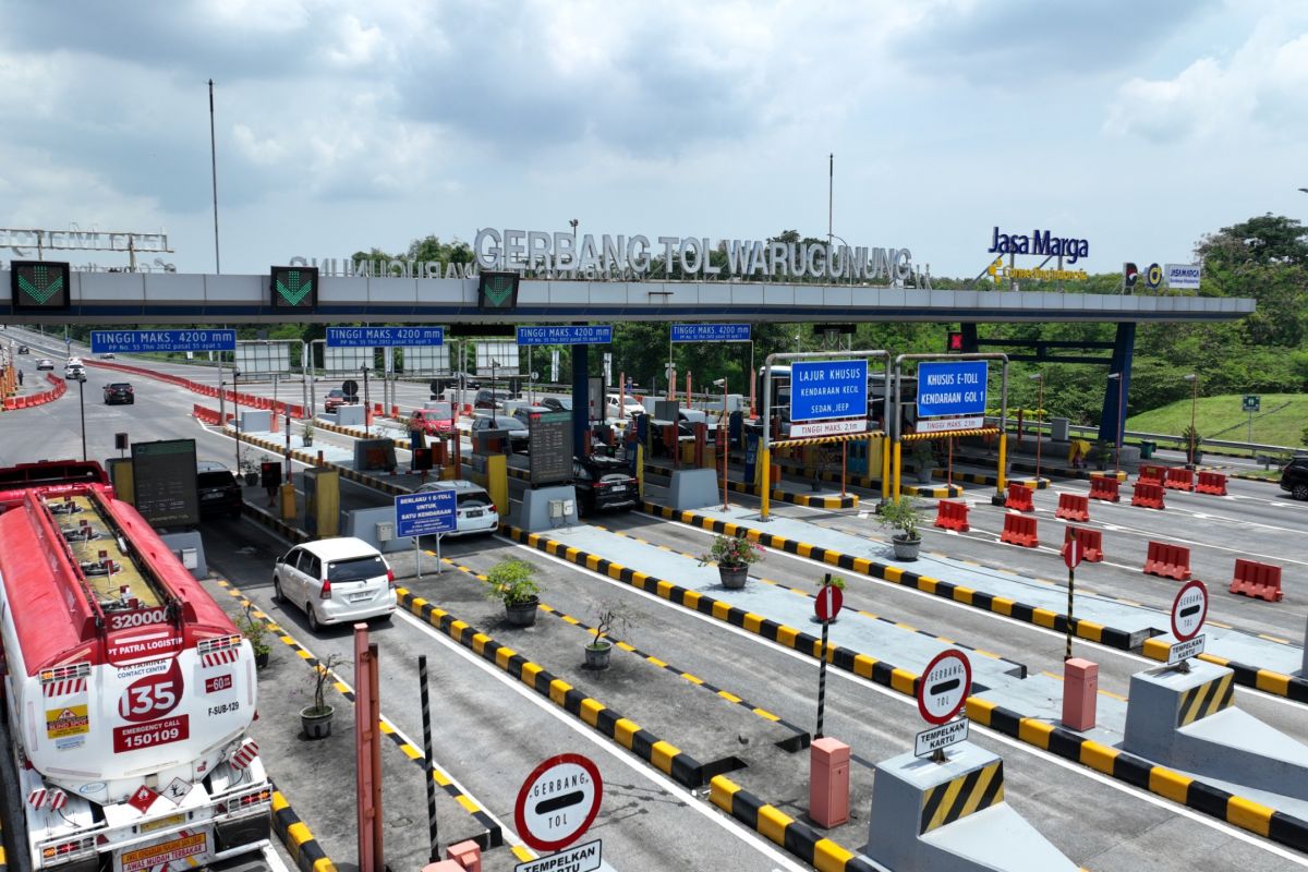 Volume lalu lintas Tol Sumo naik 25 persen menjelang Idul Fitri 1447 H