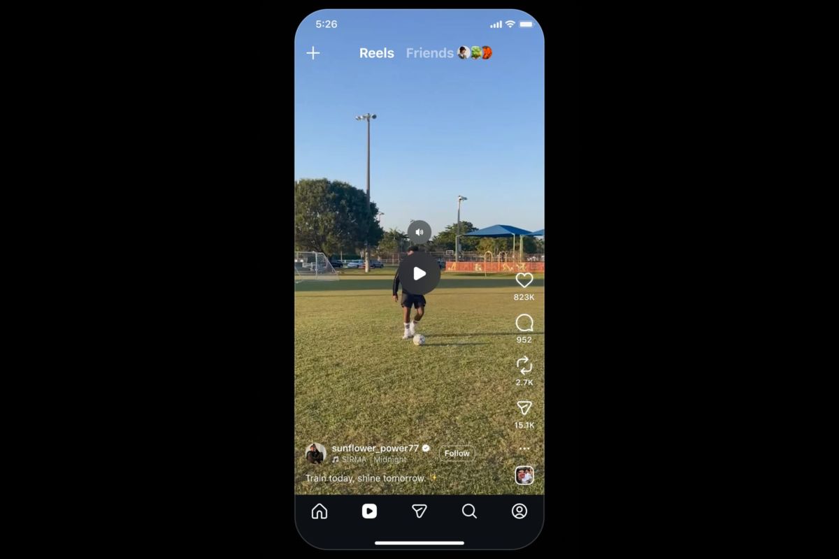 Instagram Reels kini bisa dijeda hanya dengan satu sentuhan