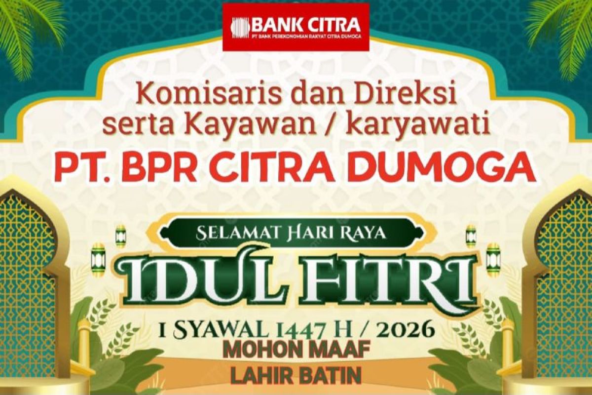 Bank Citra: Selamat merayakan Idul Fitri 1447 H
