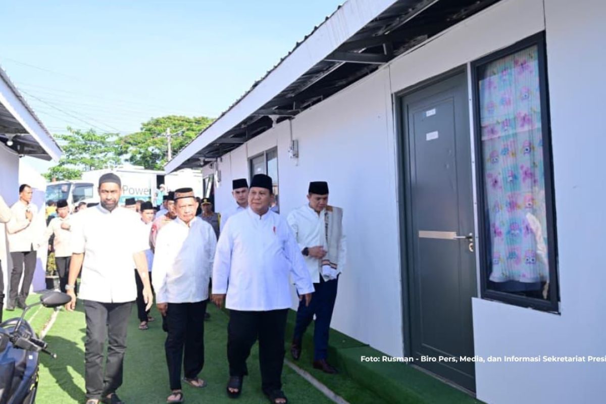 Presiden Prabowo tinjau pemulihan pascabencana Aceh Tamiang