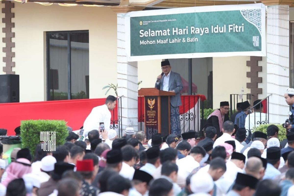 KJRI Jeddah gelar shalat Idul Fitri bersama, Konjen sebut kondisi aman