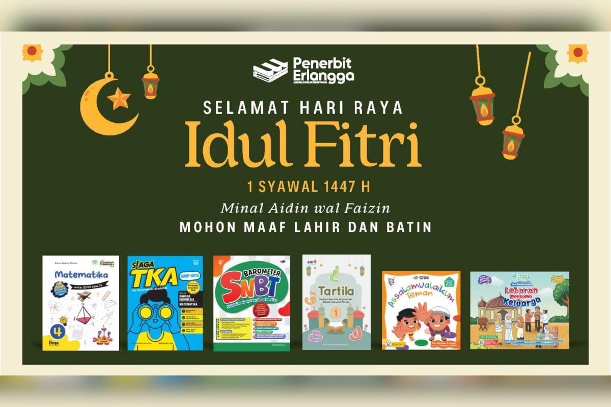 Rayakan Kemenangan dengan Semangat Literasi: Harmoni Lebaran Bersama Penerbit Erlangga