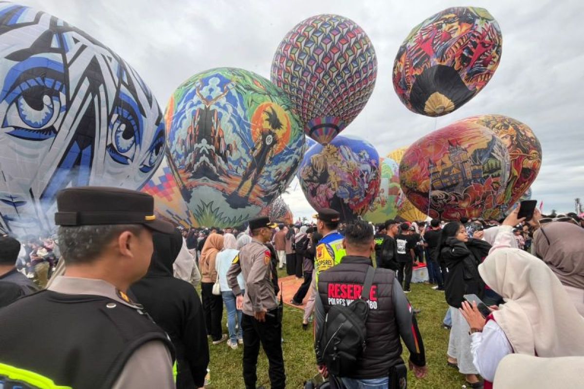 Polres Wonosobo memastikan balon udara diterbangkan sesuai prosedur