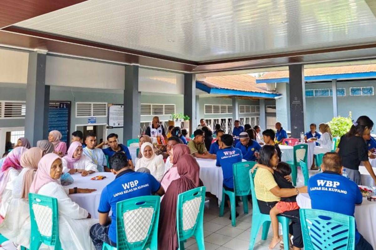 Lapas Kupang fasilitasi ratusan pengunjung pada momen Lebaran