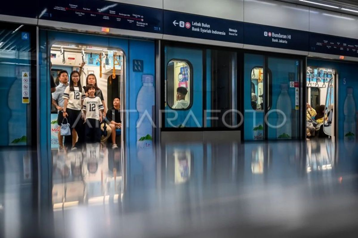 Hari MRT 2026, tarifnya hanya Rp243 hari ini