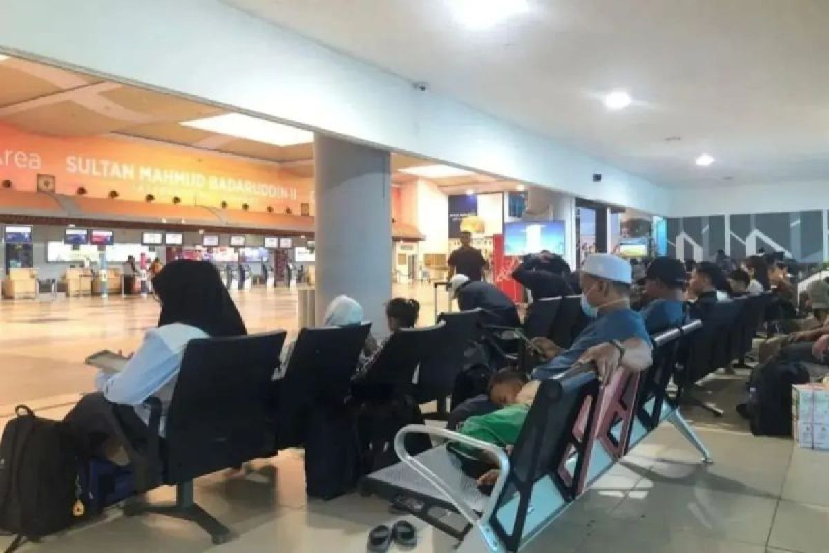 Bandara Palembang layani 12.846 penumpang saat puncak arus balik