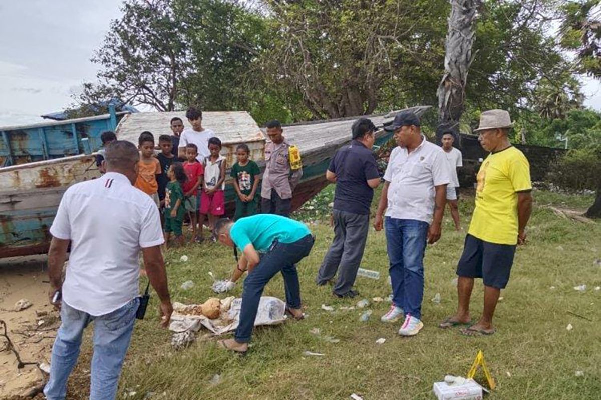 Polisi mengidentifikasi temuan tengkorak manusia di pesisir pantai Kupang
