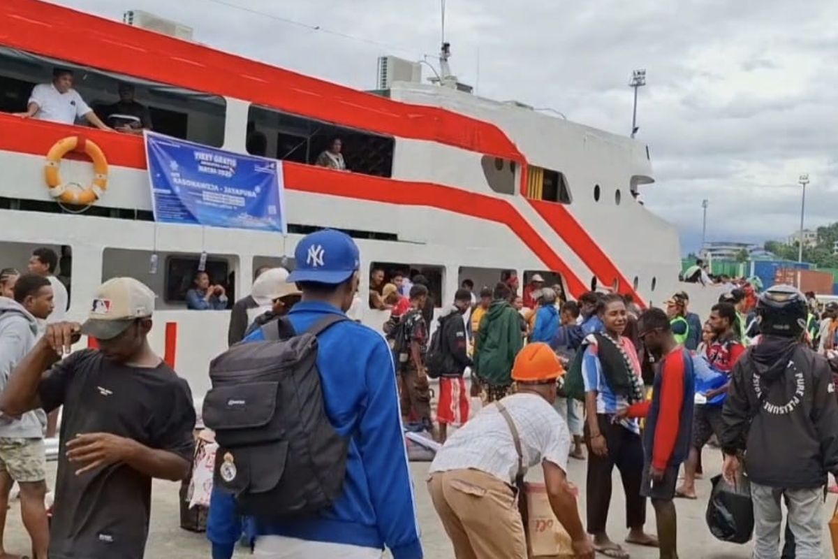 PT Belibis layani 18.700 penumpang tiket gratis Lebaran 2026 di Papua